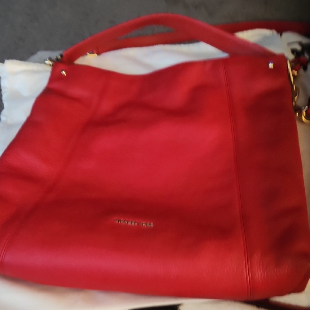 Red Leather Women's Bag
